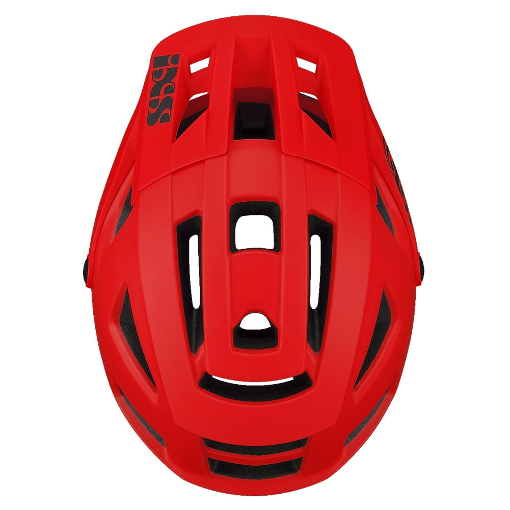 iXS Trigger AM All Mountain/Enduro Bicycle Helmet, Flou Red, SM(54-58cm)