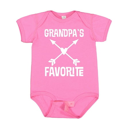 

Inktastic Grandpa Favorite Grandchild Boys or Girls Baby Bodysuit