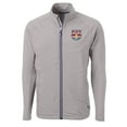 thumbnail image 2 of Men's-Cutter & Buck  Gray New York Red Bulls Big & Tall Adapt Eco Knit Hybrid Recycled Full-Zip Jacket, 2 of 3
