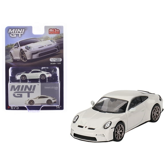 Porsche 911 (992) GT3 Touring Crayon Gray Limited Edition to 4800 pieces Worldwide 1/64 Diecast Model Car by Mini GT