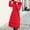 Red#2, variant on GaThRRgYP Womens Long Coats for Cold Weather,Women's Winter Mid Length Bread Jacket with Large Wool Collar Cotton Jacket and Thickened Cotton Jacket