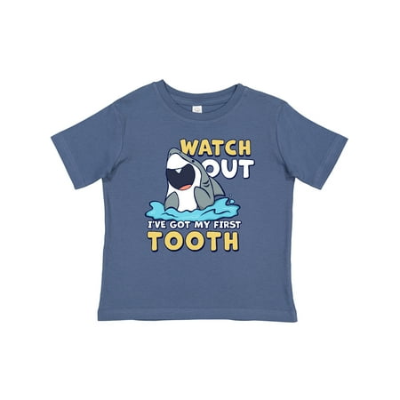 

Inktastic Watch out I ve Got My First Tooth Gift Baby Boy or Baby Girl T-Shirt