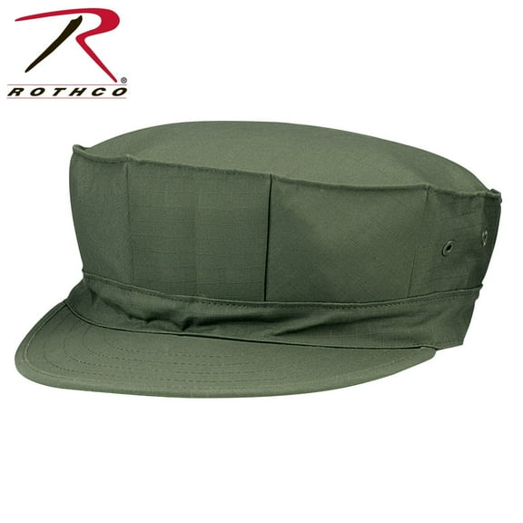Rothco Marine Corps Poly/Cotton Cap With Out Emblem - Olive Drab, Small