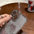 thumbnail image 4 of Funda para teléfono Hello Kitty con incrustaciones de diamantes galvanizados en polvo flash para Iphone Xr Xs 11 12 13 14 Pro Max, 4 of 4