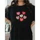 thumbnail image 1 of Camiseta cristiana de San Valentín para mujer, 100 % algodón, cuello redondo, manga corta, estampado de "Amor y Cupido", tejido de punto informal para todas las estaciones., 1 of 6