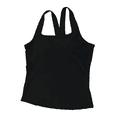 thumbnail image 5 of Soyumi Tank Top for Women Squre Neck Ribbed Basics Tops Racerback Fitted Bra Tanks Summer Beach Vest Clothes Cotton Cami Shirts Workout Going Out Shirts, Black, 5 of 6
