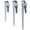 Light Gray + Aluminium Alloy#57, variant on lightweight aluminum pipe wrench set for plumbing tasks adjustable jaw 14 18 24 inch