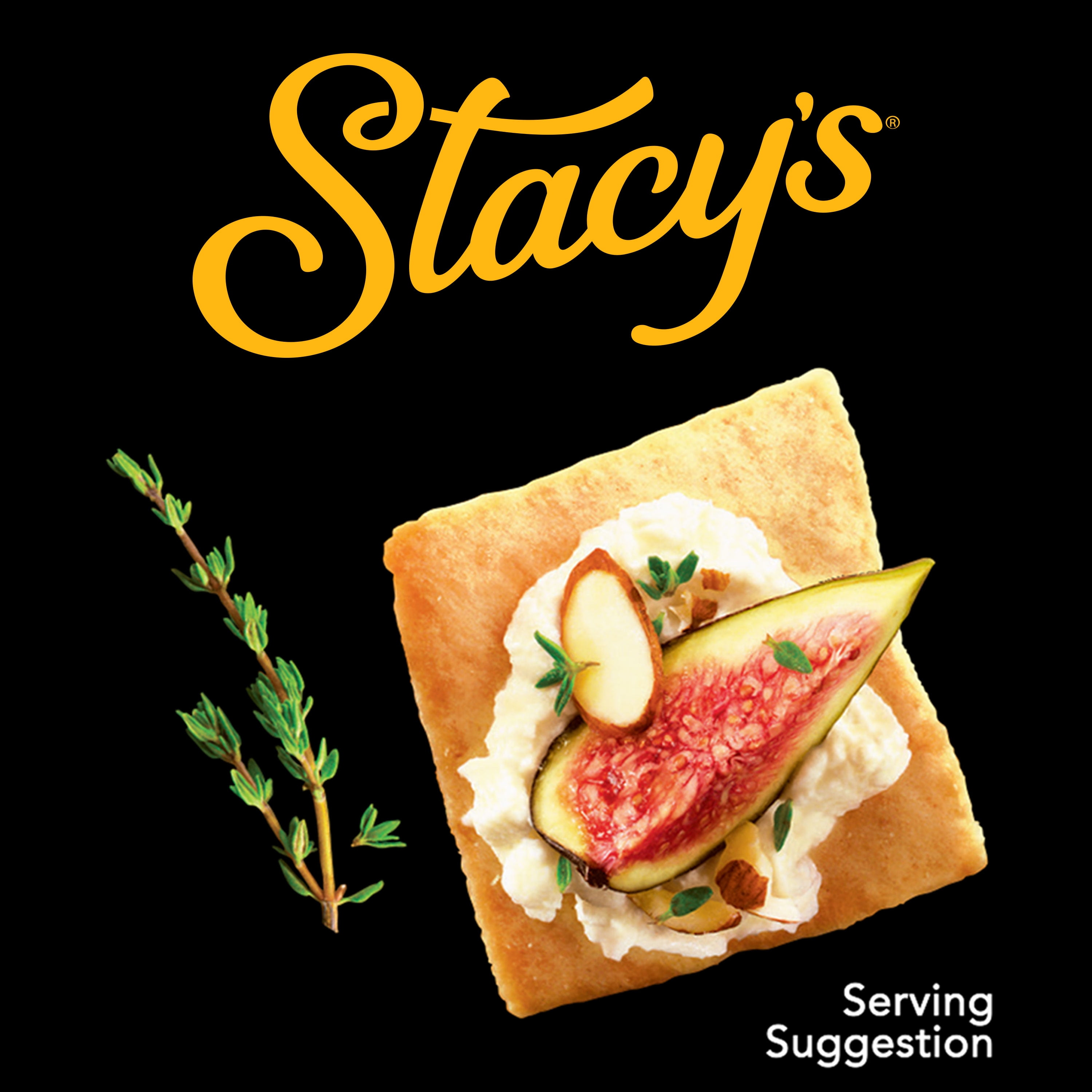 (6 pack) Stacy’s No Artificial Colors or Flavors Sea Salt Pita Thins Bag, 6.75. oz​