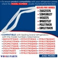 thumbnail image 3 of Whole Parts Refrigerator/Freezer Door Seal Gasket Part# 5304505529 - Replacement & Compatible with Some Crosley, Frigidaire and Kenmore Refrigerators or Freezers, 3 of 8