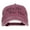 Maroon, variant on We're All Mad Here Embroidered Washed Cap - Maroon OSFM