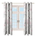 thumbnail image 4 of Floral Ladybug Dots Pattern Window Blackout Curtain 3d Printed Blackout Curtain Bedroom Living Room Hotel Window 2 Panel Shade, 4 of 6