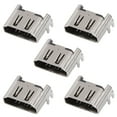 thumbnail image 1 of Outstanding 5Pcs HDMI Port for, HDMI Port Socket Interface Connector Replacement Repair Part for 4 Console for ultimate comfort, 1 of 5