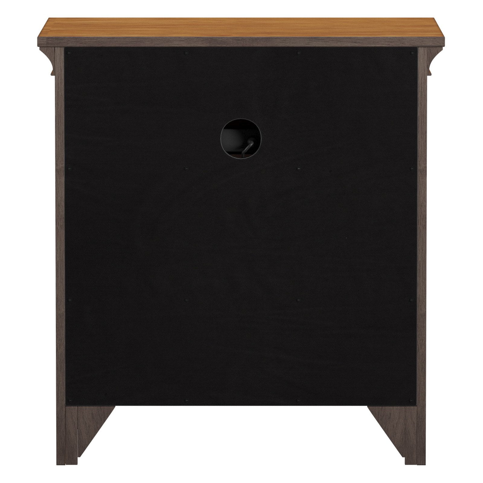 Weston Home Crestler 3 Drawer Nightstand With Charging Station Walmart Com Walmart Com