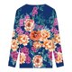 thumbnail image 5 of Puntoco Mujer Moda Casual Manga Larga Botones Cómoda Impresión Sudadera tops Blusa Puntoco Puntoco-3824, 5 of 5