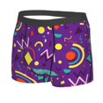 Kll Retro 80s Style Men'S Cotton Boxer Briefs Underwear-Medium ...