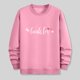 thumbnail image 4 of Ceisia Men's Regular-Fit Crew-Neck Heart-Letter Printed Casual Sweatshirt Gift, 4 of 6