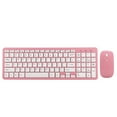 thumbnail image 1 of Linyer Wireless Mouse Keyboard Set Office Gaming for Notebook Computer 3-Speed Micro Receiver(Wireless Pink Set ), 1 of 1