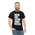 thumbnail image 3 of 22Gifts Electrical engineer Dad Fathers Day Birthday Shirt, Gifts, Tshirt, 3 of 7