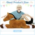 thumbnail image 4 of MorisMos 47'' Giant Horse Stuffed Animal Horse Plush Toy, 4 of 7
