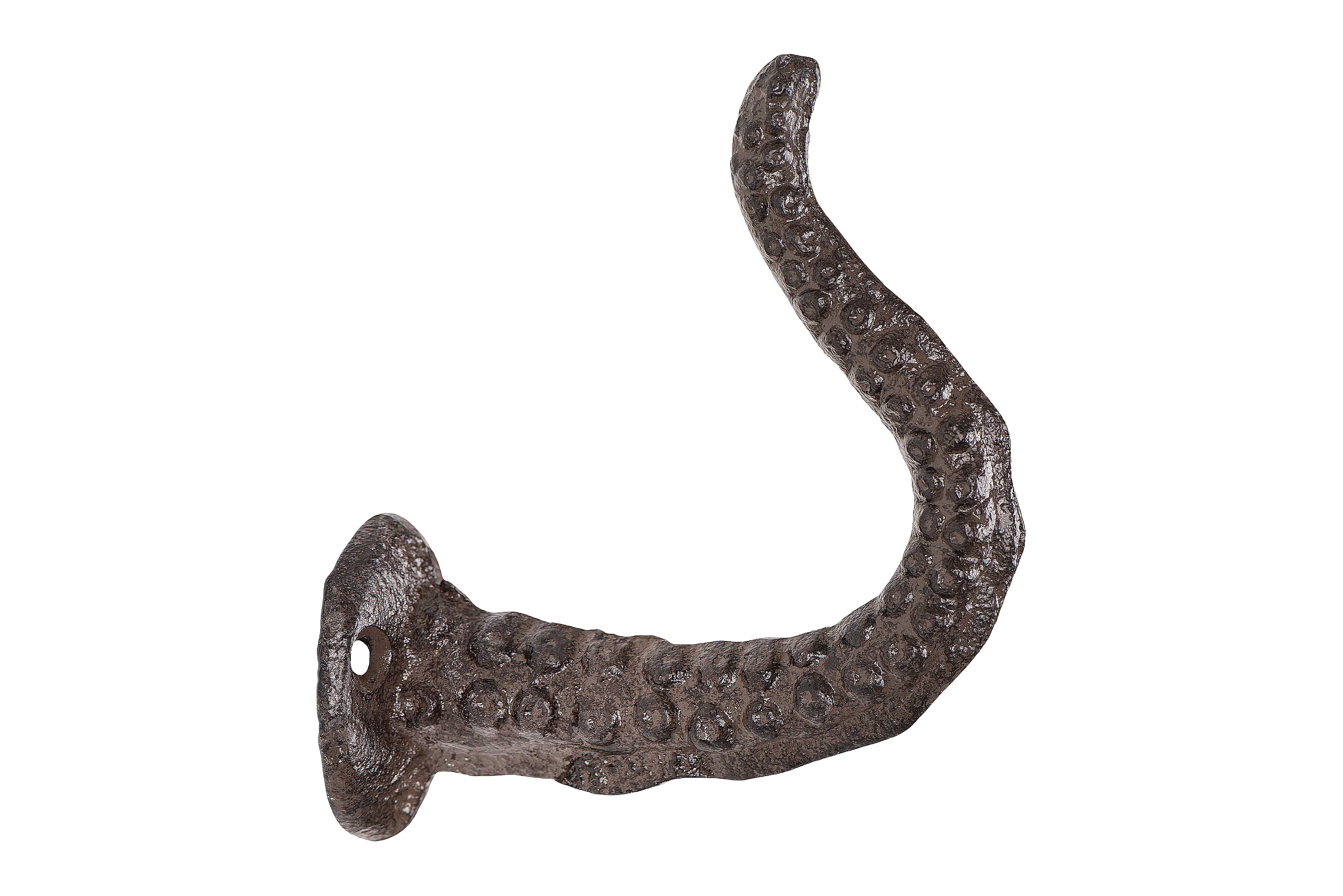 Creative CoOp Cast Iron Octopus Arm Wall Hook
