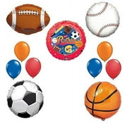 The Ultimate Sports Theme Birthday Party Supplies and Balloon Decorating Kit