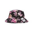 thumbnail image 2 of TopHeadwear Print Bucket Hats - Floral - Black/Pink, 2 of 2