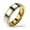 Gold Ring Silver Spinner, variant on Solid 925 Silver Minimalist Meditation Spinner Rotation Ring Anxiety Ring 2 Tone