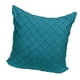 thumbnail image 5 of 2 Piezas De Almohada Cuadrada De Funda De Cojín De cinturo Sólida Posterior, De Estampado De Geométricos, Azul Brillante 5 BLESIY funda de almohada de gamuza sintética, 5 of 8