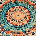thumbnail image 6 of HAOXIT Round Tablecloth , Wrinkle and Stain Resistant Round Tablecloth, Water Resistant Polyester Table Cloth for Kitchen Table Covers, Party, Picnic, Indoor &amp; Outdoor 38-42, 6 of 8