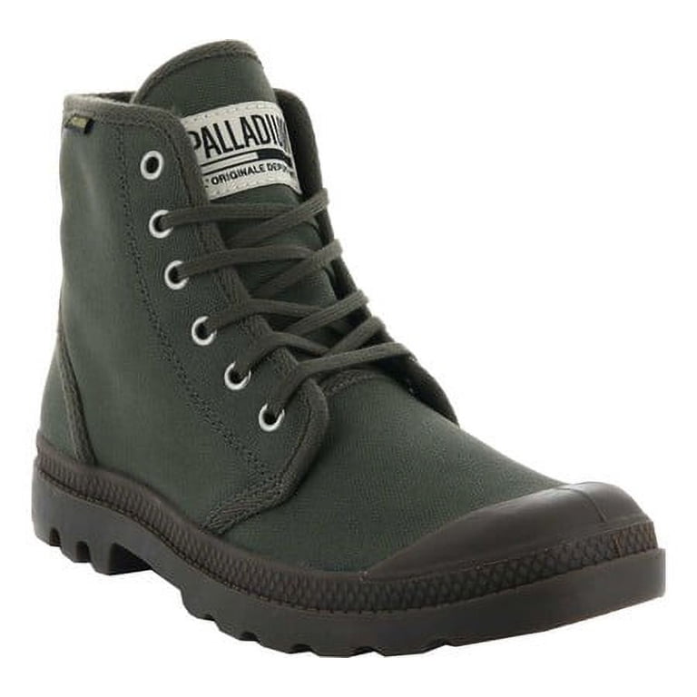 NEW Palladium Pampa Hi Originale Fabric Olive Night / Black High-Top Canvas Boot Palladium Green Boots for Men for Sale | Shop New & Used  main image 4