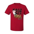 thumbnail image 2 of California Republic Cali Bear Pop Culture Men's Graphic T-Shirt, Red, Medium, 2 of 3