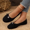 thumbnail image 5 of Women's Comfortable Flats Round Toe Flat Shoes for Women Bow Dressy Flats Shoes with Arch Support Insole Office Flats for Work, Party, Date, 5 of 9