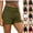 #Army Green, variant on Women's High Waist Dual Side Button Dress Chino Shorts,Straight Leg Work Shorts with Pockets,Beige,Women's Plus Size L