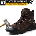 thumbnail image 3 of Steel Toe Boots for Men Women Indestructible Non Slip Comfortable Work Boot Safety Construction Shoes, 3 of 5