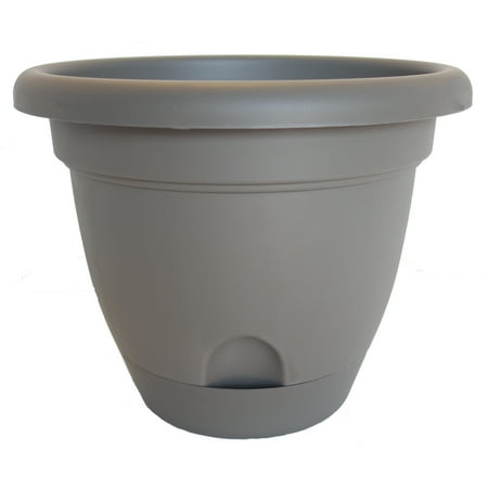 UPC 818573010827 product image for Round Pot Planter Size: 11.2  H x 11.8  W x 11.8  D  Color: Peppercorn | upcitemdb.com