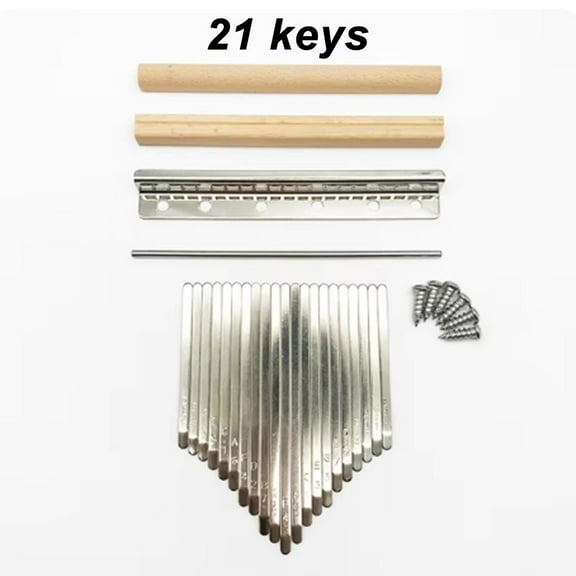 21 Keys Kalimba DIY Replacement Parts with Keys Bridge Tuning Accessories