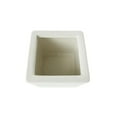 thumbnail image 4 of Alfresco Home Shabby 14" Square Resin Roto Molded Planter in Pearl White, 4 of 5