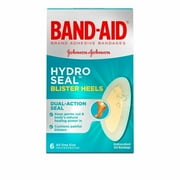 Band-Aid Adhesive Bandages Blister Heel Dual-Action Hydro Seal, 6ct, 3-Pack