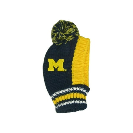 - Michigan Wolverines Pet Knit Hat - Small