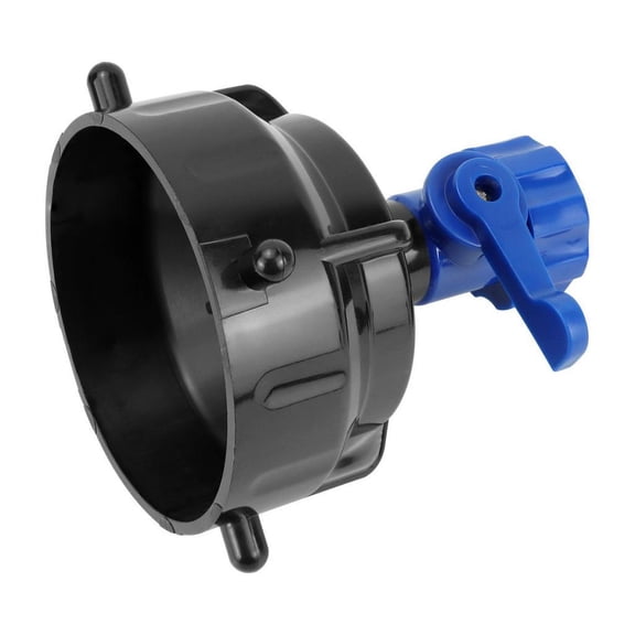 funtasica RV Sewer Hose Rinse Cap RV Clean Out Standard Water Hose Connection Convenient Water Tanks Shut Off Valve, Power Jet Cleaning