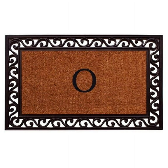 Calloway Mills Rembrandt Monogram Outdoor Doormat 30" x 48" (Letter O)