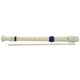 thumbnail image 3 of 2X Instrumento Musical Grabador de Flauta Soprano de 6 Agujeros Blanco Azul, 3 of 8