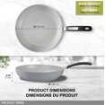 thumbnail image 3 of Starfrit The Rock Terra Non-Stick Frypan 12" (30cm) Diameter, Ceramic PFOA Free Coating, Thick aluminum base, 3 of 9