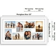 thumbnail image 2 of Americanflat 12x22 Collage Picture Frame - Fits Eight 4x6 Photos or One 12x22 Picture - White, 2 of 6