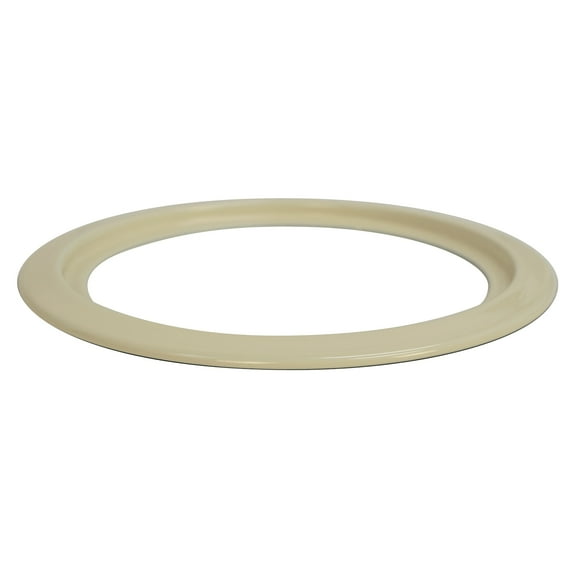 Range Kleen Style D - Small 6 inch Heavy Duty Almond Porcelain Trim Ring