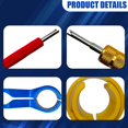 thumbnail image 3 of 16PCS Car AC Fuel Line Disconnect Tool Set, Master Quick Disconnect Tool Kit Includes 1/4 5/16 3/8 1/2 5/8 3/4 7/8 Inch, Valve Core Remover with Storage Box for Transmission Oil Cooler Line, 3 of 6