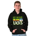 thumbnail image 5 of St Paddys Get In Your Licks Candy Owl Hoodie Sweatshirt Women Men Brisco Brands S, 5 of 6