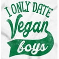 thumbnail image 2 of Date Vegan Boy Vegetarian Healthy Women Plus Size Crewneck Sweatshirt Brisco Brands 2X, 2 of 5