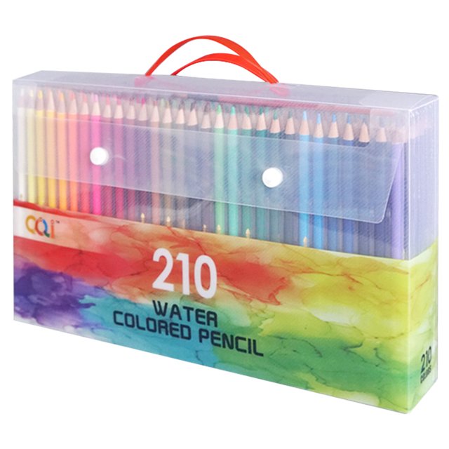 120/150/180/210 Professional Artist Watercolor Pencils Set Water-Soluble Colored Pencils for School Students Adults Color Pencils Art Supplies for Drawing Sketching Coloring Books
