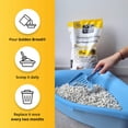 thumbnail image 5 of Golden Breed Non-Clumping Cat Litter - Unscented, Natural, Lightweight, Diatomaceous Earth, Superior Odor Control, Eco-Friendly - 8.8 lbs, 5 of 9